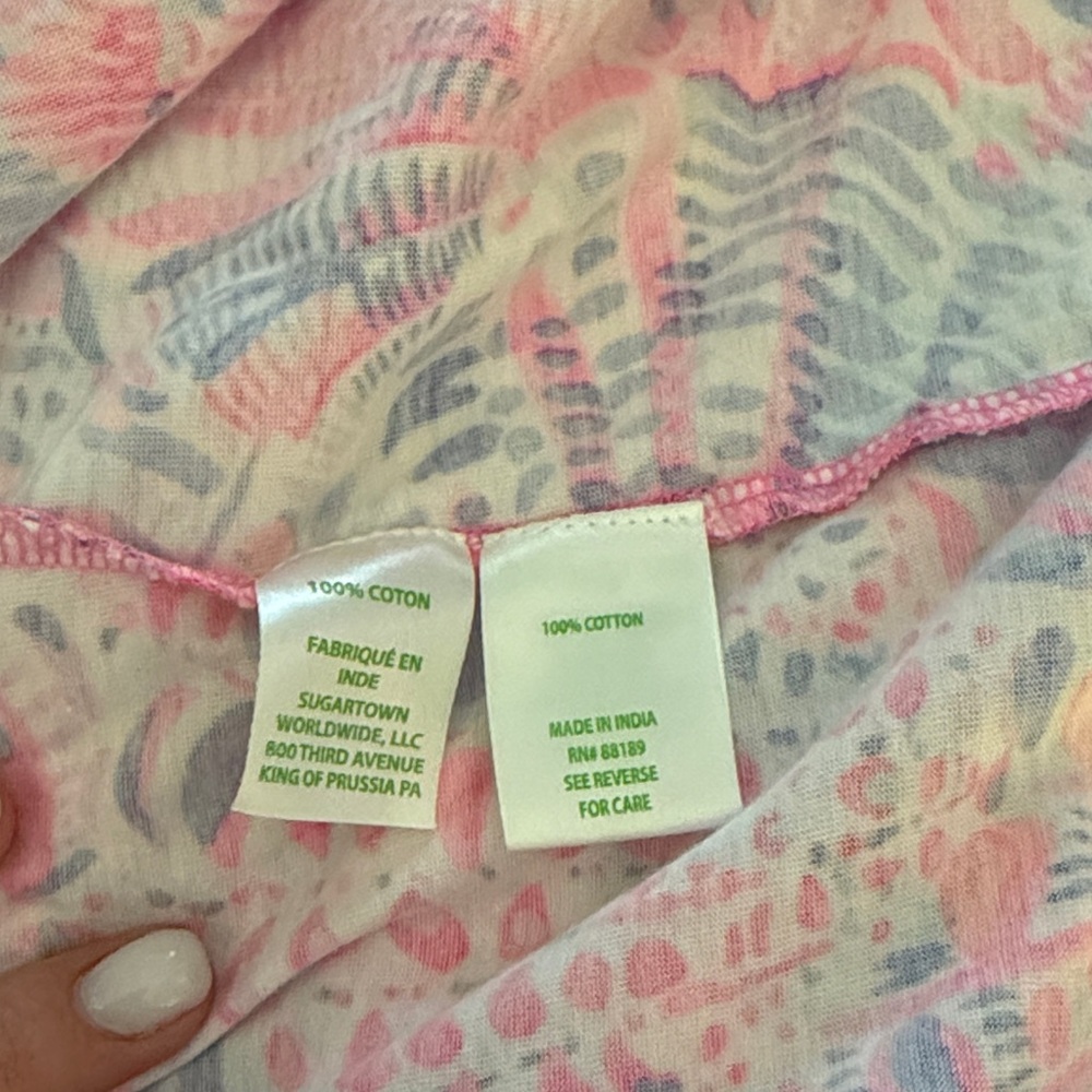 Lilly Pulitzer Vibrant Pink and Blue Dress - Picture 5 of 5